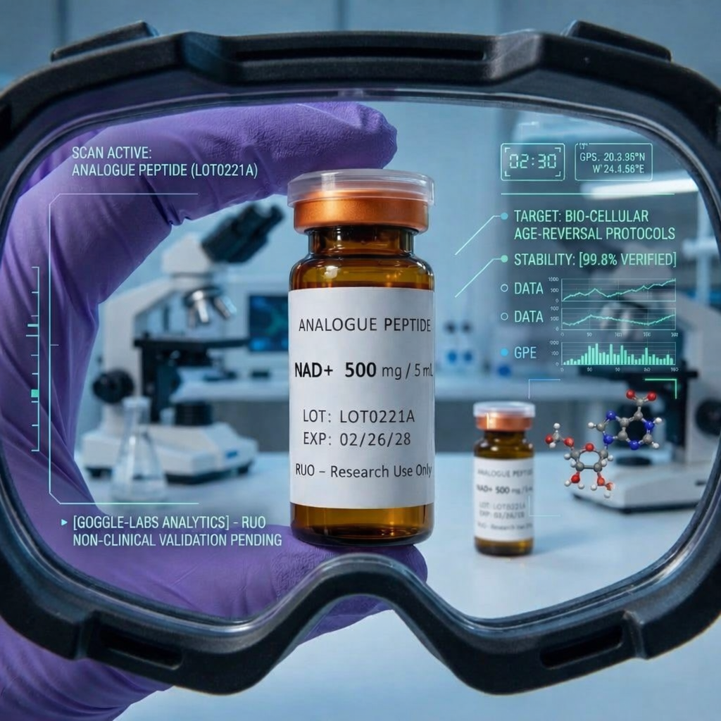 Person experiencing improved cognitive function and energy after taking NAD+ 500 by Analogue Peptides.